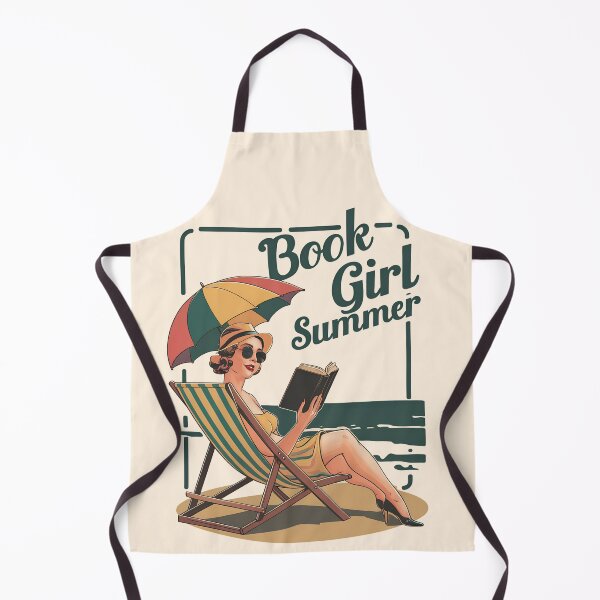 Item preview, Book Girl Summer – Funny Retro Reading Lover designed and sold by MAGICKEY2024.
