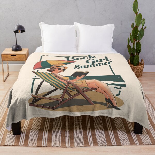 Item preview, Book Girl Summer – Funny Retro Reading Lover designed and sold by MAGICKEY2024.