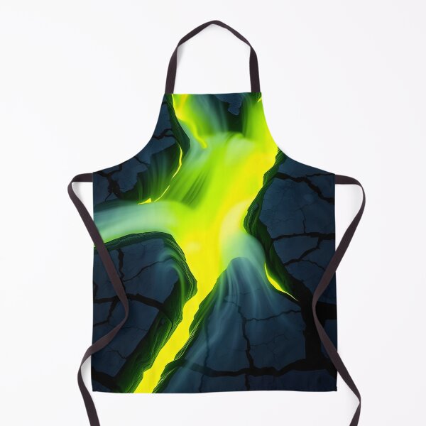 Item preview, Green Lava On Fire - Cracking Rocks  designed and sold by SassyArtistry.