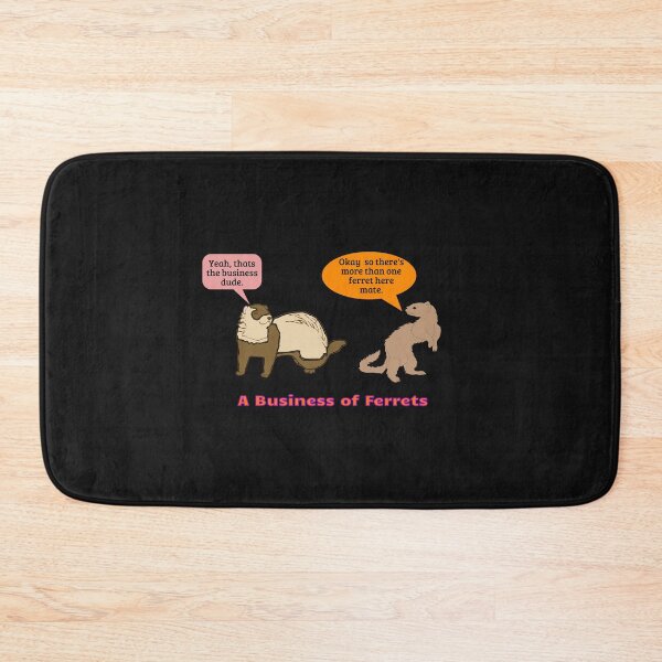 Item preview, A Business of Ferrets designed and sold by JenGo Creative.