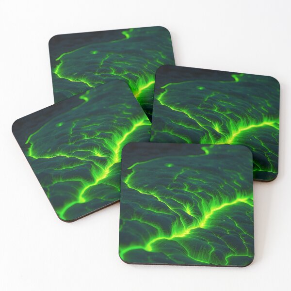 Item preview, Green Lava River On Fire designed and sold by SassyArtistry.
