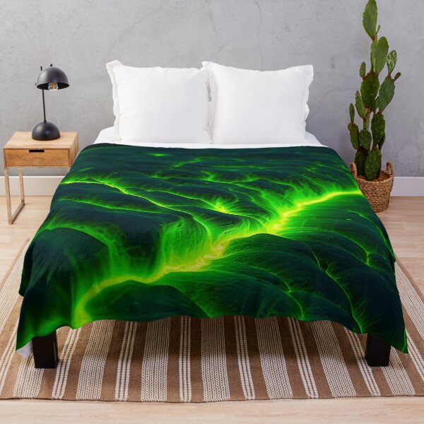 Item preview, Green Lava River On Fire designed and sold by SassyArtistry.