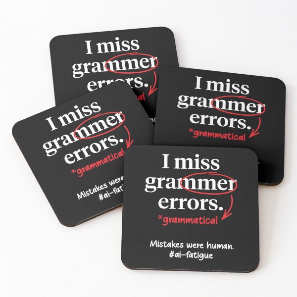 Item preview, I Miss Grammatical Errors Funny AI Office Email  designed and sold by Uppercase Tees.