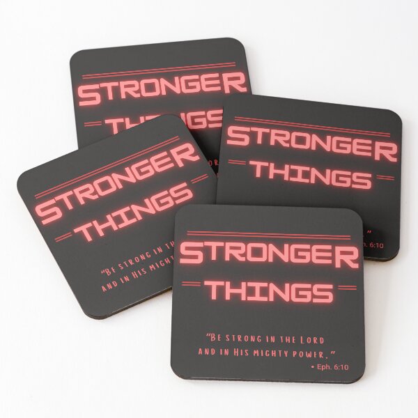 Item preview, Stronger Things Christian T-Shirt designed and sold by NeonDisciple.