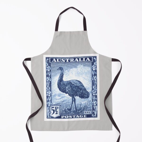 Item preview, 1937 Australia Emu Postage Stamp designed and sold by retrographics.
