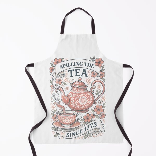 Item preview, Spilling The Tea Since 1773 Funny Vintage Tea Party Design Pink Boston Tea Party designed and sold by MarketMavenGift.