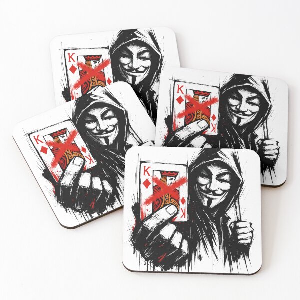 Item preview, Anonymous Rejects Kings – No King Protest Art designed and sold by H Jonas.