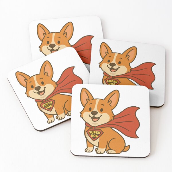 Item preview, Superdog Corgi! With red cape and everything. For those who love and swear by the corgi as the best dog breed.  designed and sold by adesignworld.