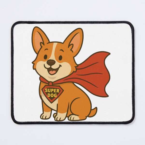 Item preview, Superdog Corgi! With red cape and everything. For those who love and swear by the corgi as the best dog breed. designed and sold by adesignworld.