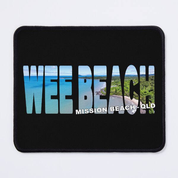 Item preview, WEE BEACH Mission Beach QLD - Cassowary Coast Beach Sunny designed and sold by Adam Gormley.