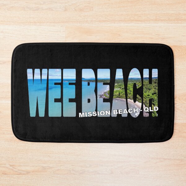 Item preview, WEE BEACH Mission Beach QLD - Cassowary Coast Beach Sunny designed and sold by Adam Gormley.