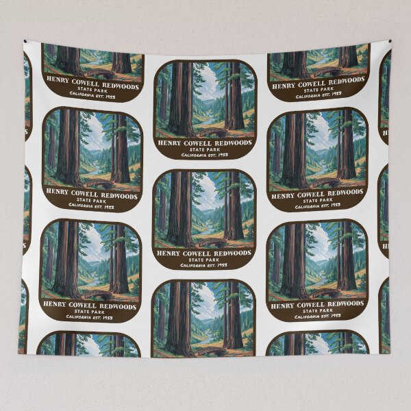 Item preview, Vintage Henry Cowell Redwoods State Park (California State Park) designed and sold by RabbitK.