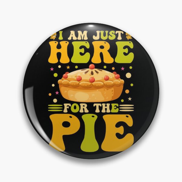 Item preview, I am just here for the pie | Autumn | Fall design with a pie and a coffee  designed and sold by TeenLake.