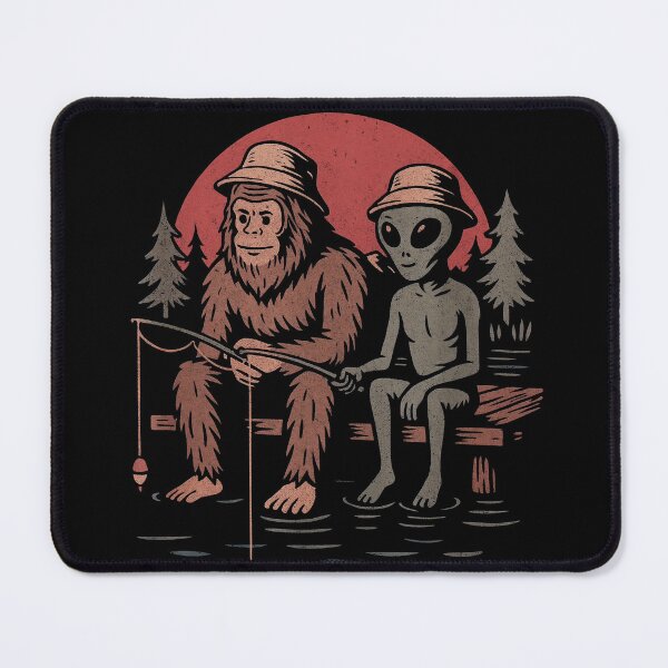 Item preview, Bigfoot Fishing Men Sasquatch Fishing designed and sold by BlueBerry-Pengu.