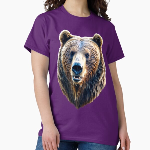 Item preview, Grizzly Bear Head designed and sold by Designs-2-The-T.