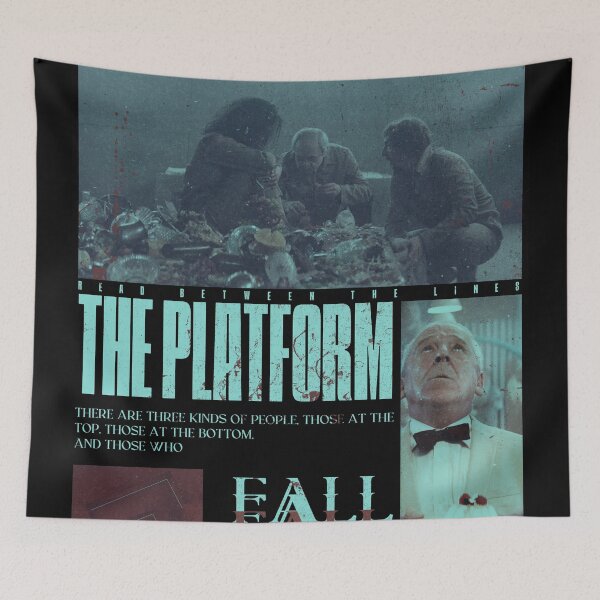 Item preview, The Platform | Modern Class Horror Art Print designed and sold by FrandWeb Graphics.