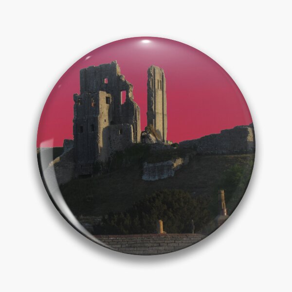 Item preview, Corfe Castle, Dorset ( Pink Sky ) From East Street designed and sold by wiggyofipswich.