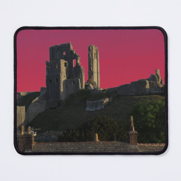 Item preview, Corfe Castle, Dorset ( Pink Sky ) From East Street designed and sold by wiggyofipswich.