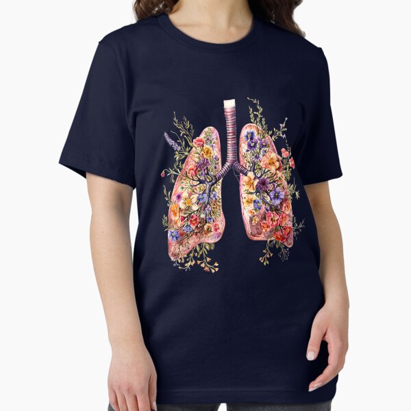 Vista previa del artículo con la obra «Ilustración vectorial floral abstracta de la forma del órgano pulmonar, perfecta para diseños de celebraciones inspirados en la naturaleza y la moda navideña.», diseñado y vendido por KanDa-Shop.