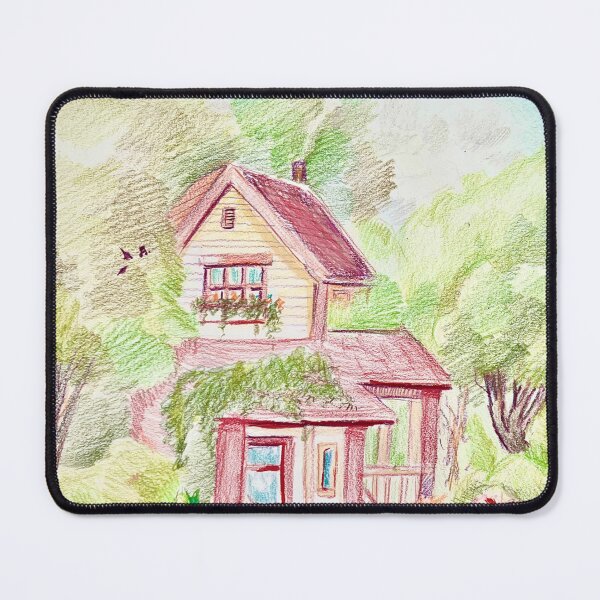 Item preview, A Little Red House in the Woods designed and sold by mewcha.