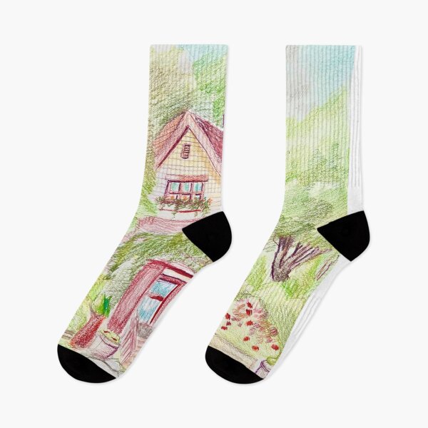 Item preview, A Little Red House in the Woods designed and sold by mewcha.