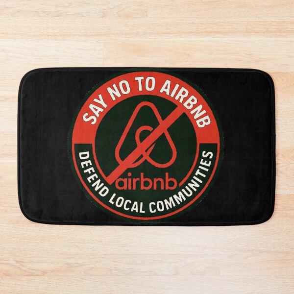 Item preview, Black Support Local Communities, not accommodations - No To Airbnb - Anti Airbnb designed and sold by SassyArtistry.