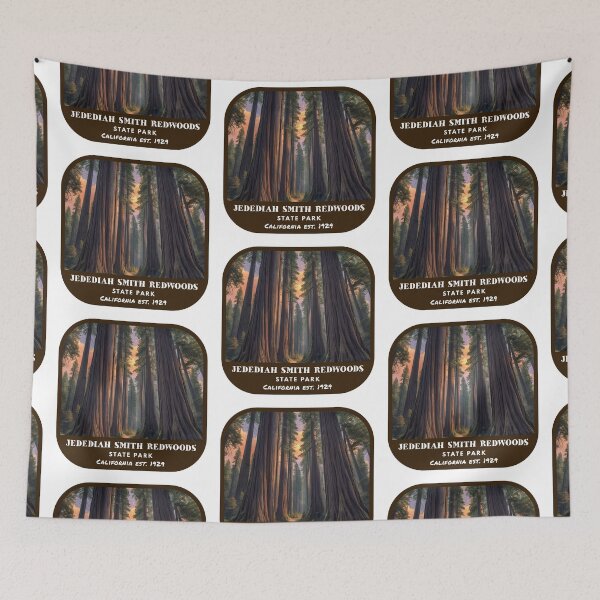 Item preview, Vintage Jedediah Smith Redwoods State Park (California State Park) designed and sold by RabbitK.