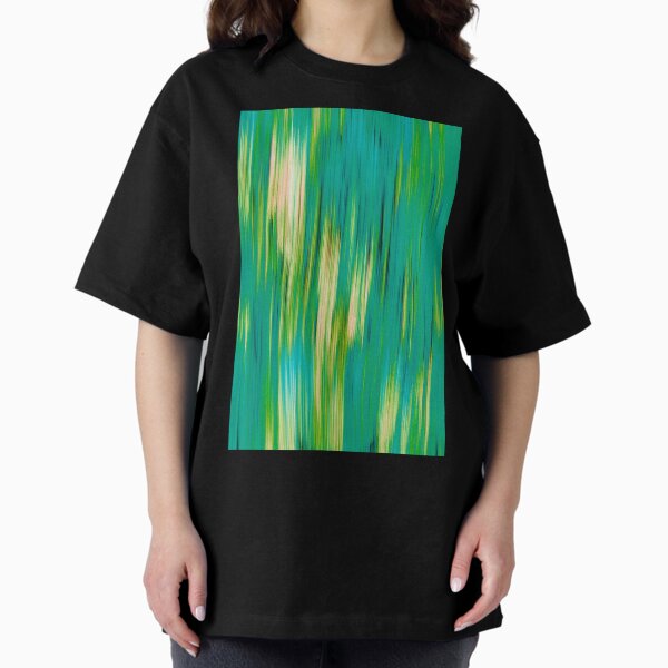 FOFIN - LUSH Abstract Pattern Oversized T-Shirt