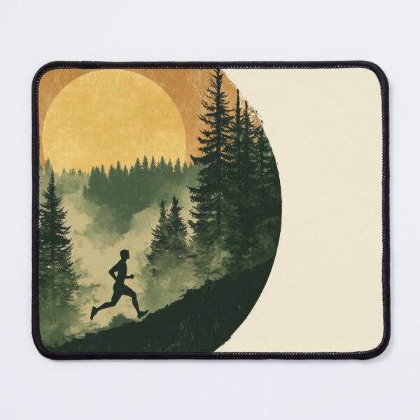 Item preview, Wild Trail Runner — Vintage Forest Sun designed and sold by TheLongRun.