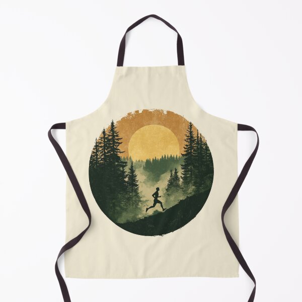 Item preview, Wild Trail Runner — Vintage Forest Sun designed and sold by TheLongRun.