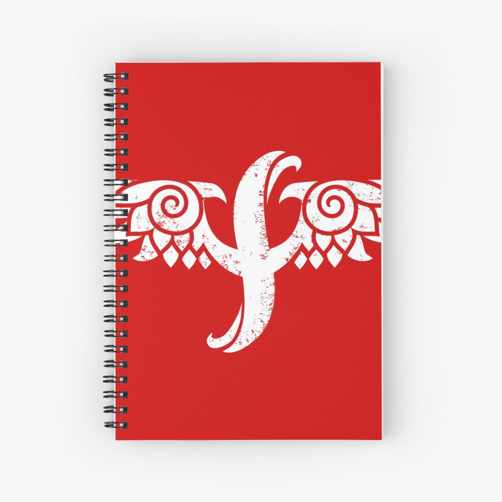 The Smudge Tank Eroded Logo Spiral Notebook
