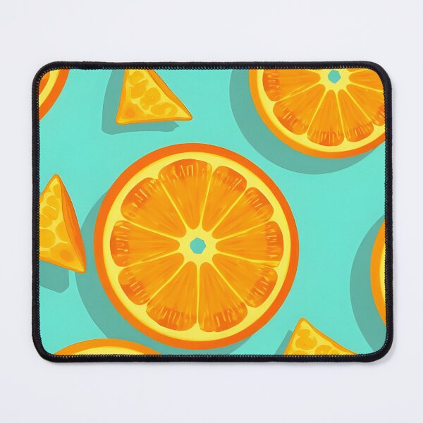 Item preview, Cool Cute Orange Slices On Teal Background Summer Theme designed and sold by SassyArtistry.