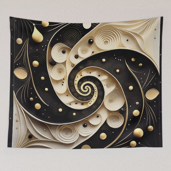 Item preview, Colorful Abstract Fibonacci Art 101 designed and sold by Vicky Brago-Mitchell®.