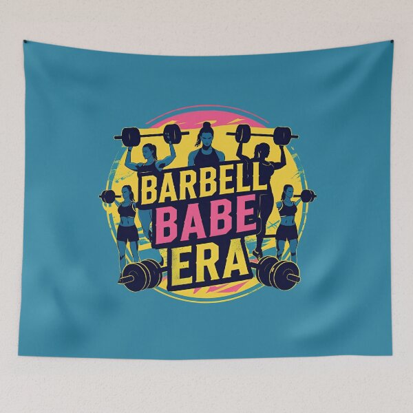 Item preview, Barbell Babe Era – Vintage Gym Girl Power Lifting designed and sold by No-Heart.