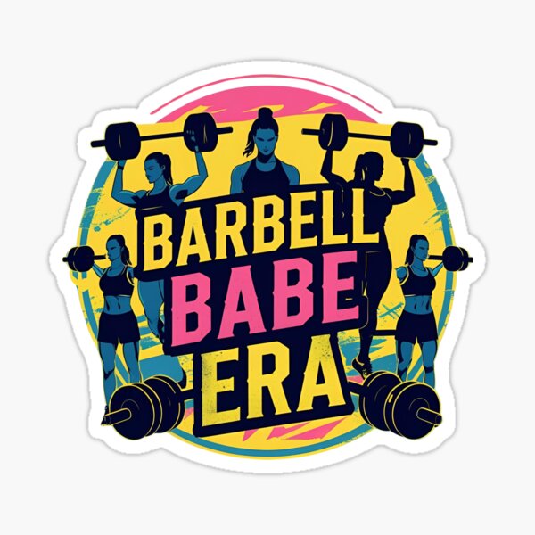 Item preview, Barbell Babe Era – Vintage Gym Girl Power Lifting designed and sold by No-Heart.