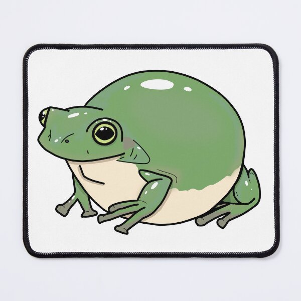 Item preview, Chunky Green Dumpy Tree Frog designed and sold by CritterStudio.