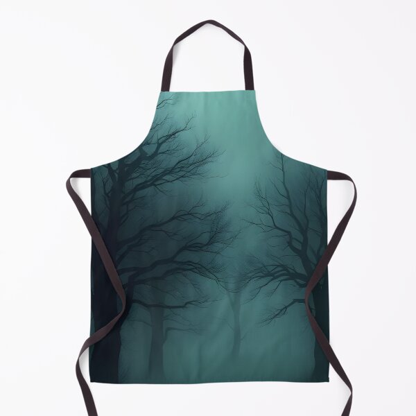 Item preview, Trees in the Fog – Haunted Forest Trail Under Pale Moonlight - Gothic Mist Horror Landscape designed and sold by SassyArtistry.