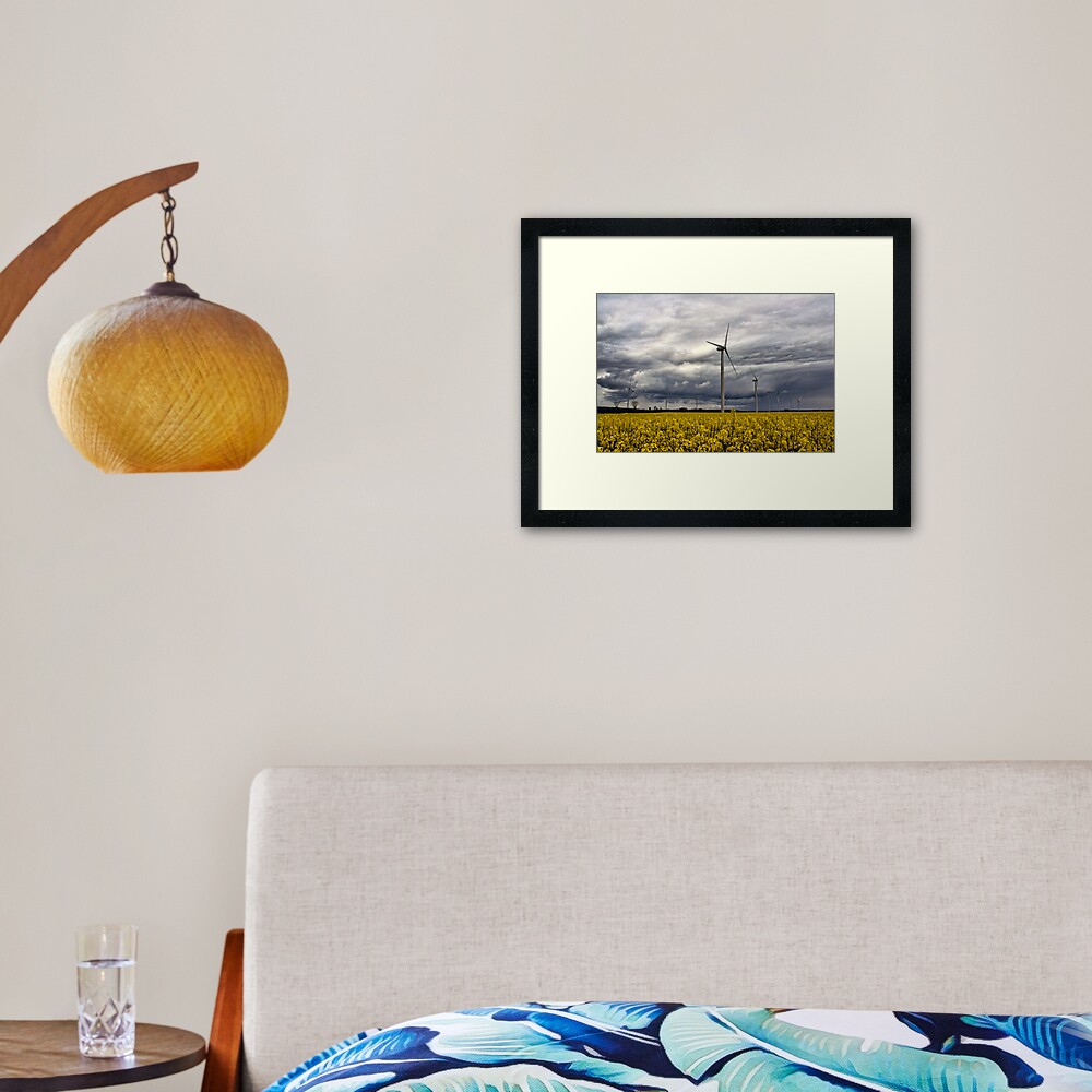 Wind Power Framed Art Print