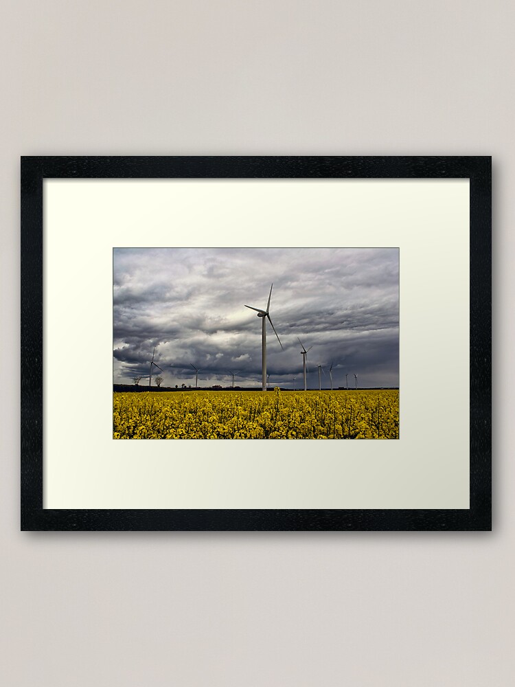 Alternate view of Wind Power Framed Art Print