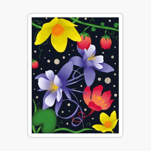 Aperçu de l'œuvre Croissance Florale créée et vendue par Moujake.