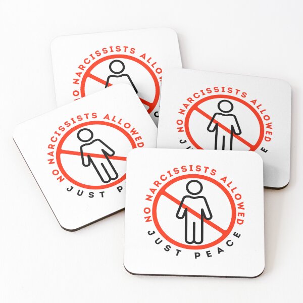 Item preview, No Narcissists Allowed, Just Peace Sign designed and sold by SassyArtistry.