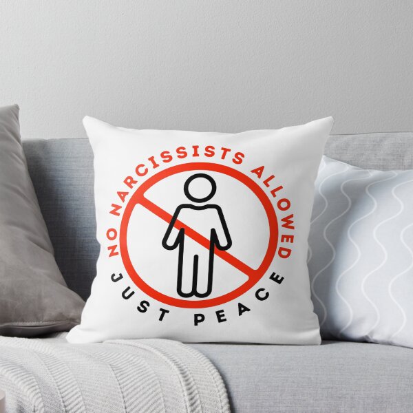 Item preview, No Narcissists Allowed, Just Peace Sign designed and sold by SassyArtistry.