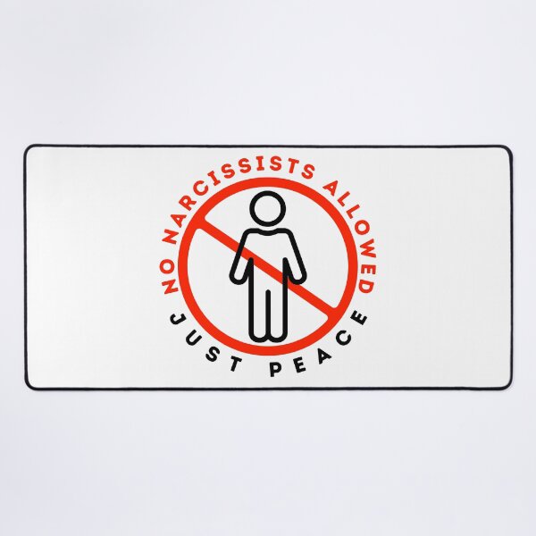 Item preview, No Narcissists Allowed, Just Peace Sign designed and sold by SassyArtistry.