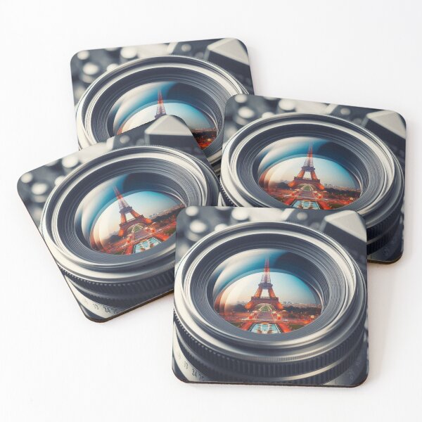 Item preview, Camera Lens Reflection – Eiffel Tower Travel Photography Design designed and sold by ashokreddy343.