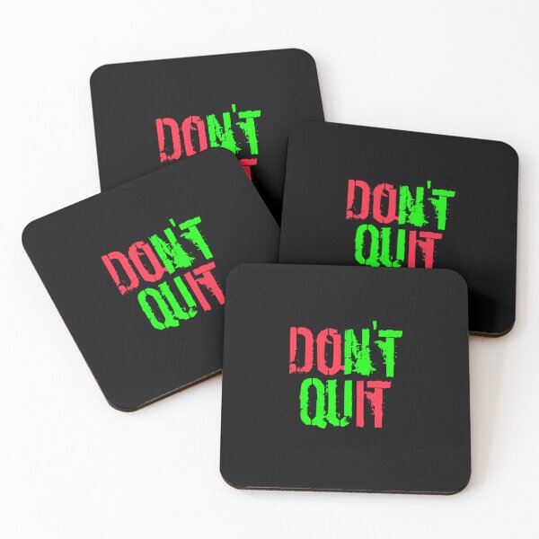 Item preview, Powerful Motivational Words | Don't Quit  designed and sold by typoinspired.