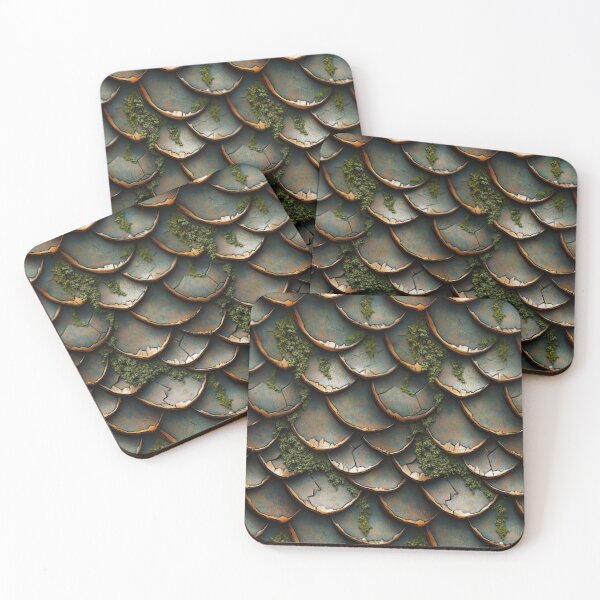 Item preview, Mysterious Forest Stone Dragon Scales designed and sold by ChayanJaiya.