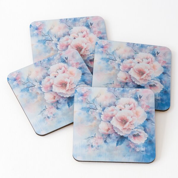 Item preview, Whispering Petals – Pastel Floral Painting in Dreamlight designed and sold by annnnna082983.