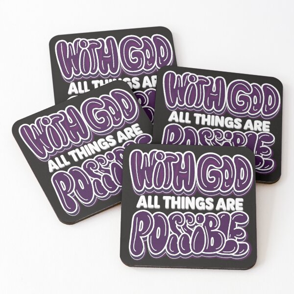 Item preview, All Things Are Possible With God designed and sold by RelentlessXO.