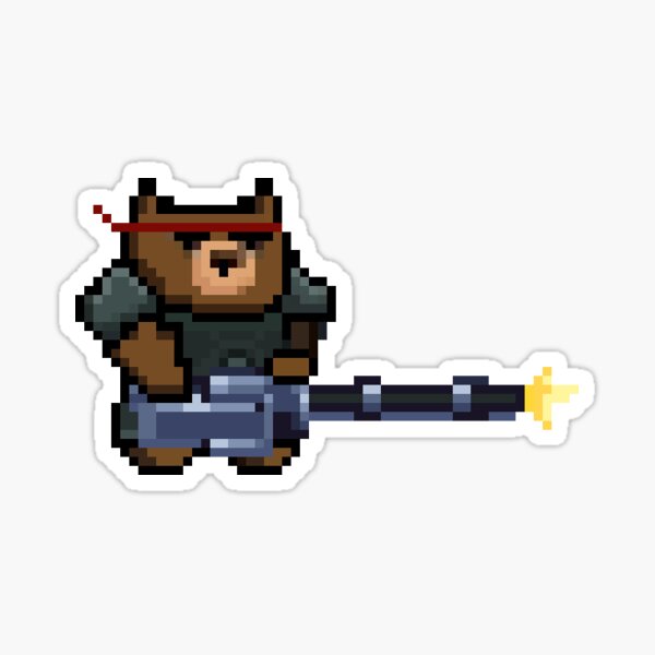 Item preview, Minigun Bear designed and sold by Beanie-P.