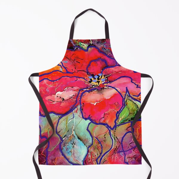 Item preview, Red Flower Abstract designed and sold by ViaARTfactory.